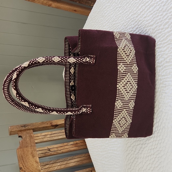 Handbag/ Purse NWOT Loom Woven 100 Cotton and Hand Dyed - Picture 2 of 6